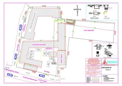 Service Plan of the completed School Building @ Vallikunnu  Malappuram