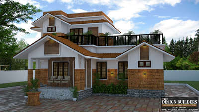 2350 Square Feet  3BHK Two floor home design