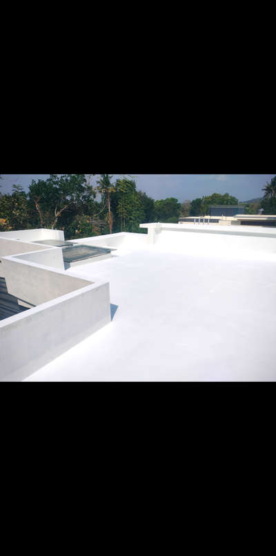 Water proofing work completed site @ kollam  #WaterProofing #terracewaterproofing