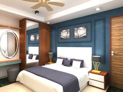 bedroom design #roomdesign  #wallmoulding  #FalseCeiling #Flooring