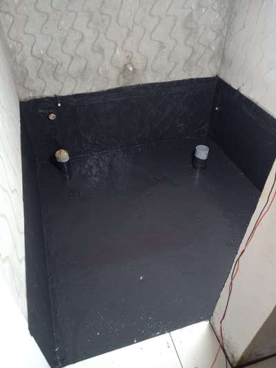 bathroom waterproofing two component  #wateeproofing  #leakproof