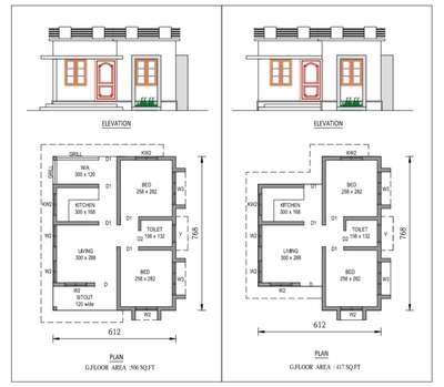 $A small house plan#506 sq.ft# with 2 bed room# and it's 420 sq.ft plan for life mission #$#