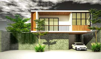 contemporary modern home at 5 cent plot #ContemporaryHouse #architecturedesigns #Architect #Architectural&Interior