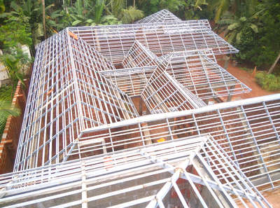 #truss  #trussroof  #RoofingIdeas  #cielingdesign  #cieling  #MetalSheetRoofing  #metalwork