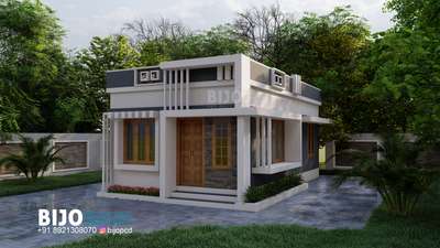 Budget home design 
Area : 580 sqft
Design & visualization :
Bijo Joseph 
contact  8921308070 for designs