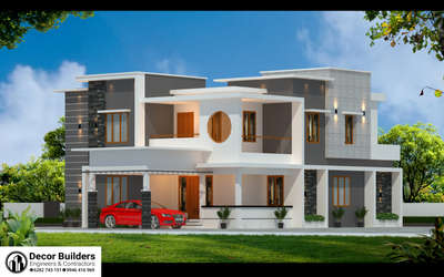 Residence design .....

#Architect #architecturedesigns #Architectural&Interior #homes #KeralaStyleHouse