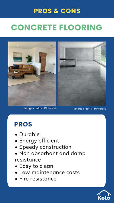 Concrete floors are the rage for flooring options because of their durability.

Tap ➡️ to view both pros and cons about Ceramic tile flooring before going for it.

Learn tips, tricks and details on Home construction with Kolo Education

If our content has helped you, do tell us how in the comments 

Follow us on @koloeducation to learn more!!!

#education #architecture #construction  #building #interiors #design #home #interior #expert #flooring #koloeducation #proscons #concrete