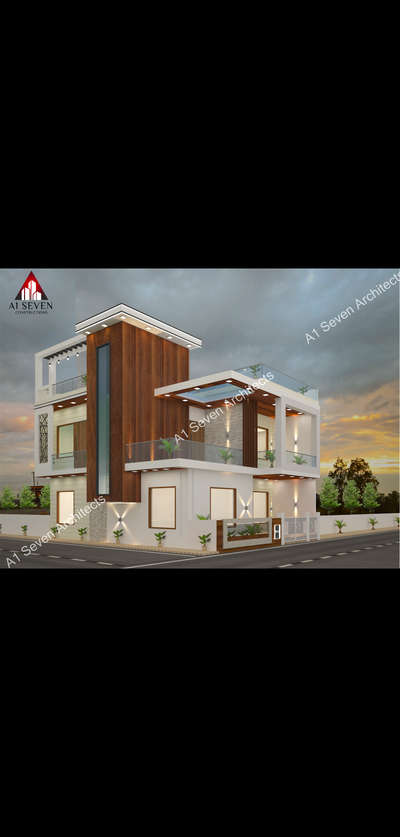 3D Elevation Of a Corner Plot For Client  #Jaipur  #Architect #architecturedesigns  #ElevationHome #ElevationDesign #3drendering #houseplanning #InteriorDesigner #Architectural&Interior  #homedecor #floorplan #home #furniture #realestate #luxury
