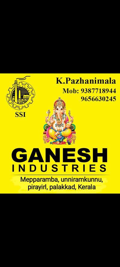 Ganesh industries. phone number. 9656630245