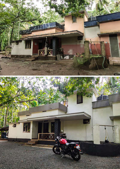simply painted and see the difference
 #home  #HomeAutomation #ElevationHome  #homedesigne  #MAKEOVER  #newdesigin  #Painter #TexturePainting  #exterior_Work  #SmallHouse  #HouseRenovation  #oldarchitecture  #KeralaStyleHouse  #normalpaint