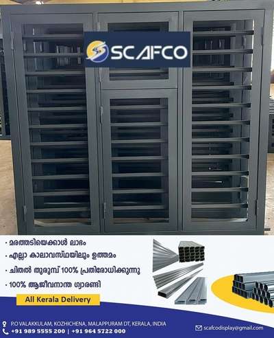 Scafco Steel Doors and Windows manufacturing company 9895555200