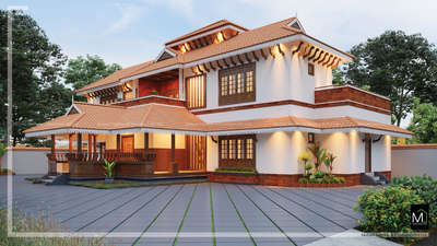 Traditional house design #HouseDesigns  #KeralaStyleHouse #TraditionalHouse