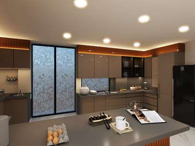 JK MODS 3d views 
#KitchenDesigns 
#clientsatisfiedhome 
#clientsrequirment
#glassfinish
#completehomeinterior