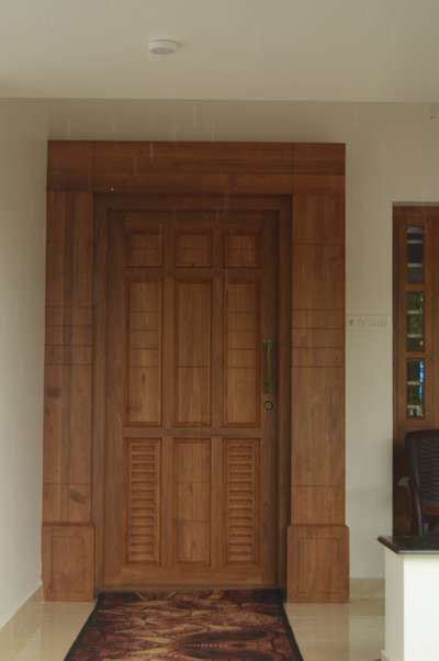 #front  door... Teak wood..