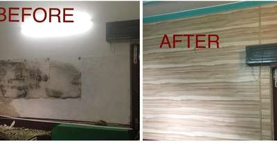PVC wall panel ♥️ New look 
for enquiry contact-9560246930
#Pvc #pvcwallpanel #pvcwalldesign #pvcpanelinstallation #pvcwallpaper #Before #After #Newlook