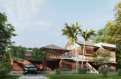 A cozy home in a narrow site densely populated with diverse vegetation. We have retained most of the trees to come up with a unique design for a 4-bedroom house, with direct access to the car porch from the work area, as desired by the client. The design accommodates various features in 1500 square feet within a judicious budget.  

#urava #architecture #residence #kerala #ernakulam #design  #tropical #architecture #design #sustainable #vernacular #architecturaldesign #architects #designers #sustainability #spaces #spatialdesign #architecturaldigest #nature #healthyliving #natural #living #climaticdesign
#keralahomeplanners