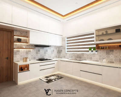 Proposed design for the kitchen at Chiyyaram, Thrissur. 
.
@yugen_concepts
#kitchen #interiordesign #interior #yugen_concepts