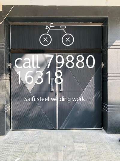 3D aluminium profile men Gate specialist by Saifi Steel welding work #saifi #3dgate