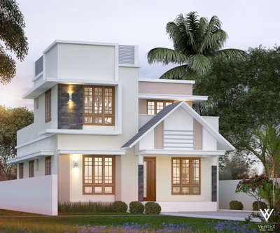 #modernhome  #HouseDesigns  #ElevationDesign  #HouseConstruction in 3cents @kochi