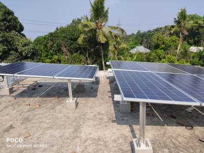 3KV ongrid solar power plant @ vadavucode