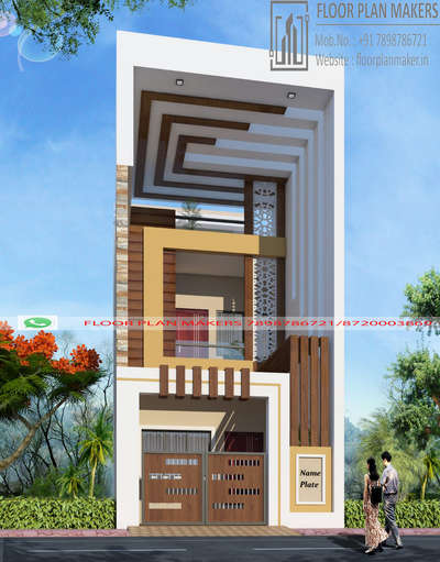 15 foot elevation design by floor plan makers 
 #ElevationHome 
 #ElevationDesign 
#elevation_ 
#facadedesign 
#CivilEngineer 
#architecturedesigns