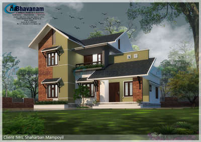 Ongoing Projects Mrs :- Shaharban Mamboyil Nilambur. 1800 sqft home design ...