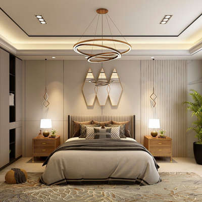 Latest interior design project. Luxury bedroom #bedroominteriors #bedroominteriors #BedroomDesigns #InteriorDesigner #LUXURY_INTERIOR 
#Architectural&Interior 
#MasterBedroom 
#BedroomDesigns 
#BedroomIdeas