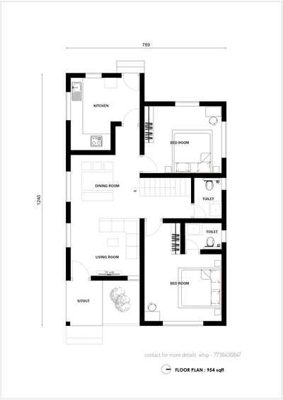 2 Bedroom plan
.
.
 #FloorPlans #EastFacingPlan #architectplan #architecturedesigns #narrowhouse #narrowhouseplan