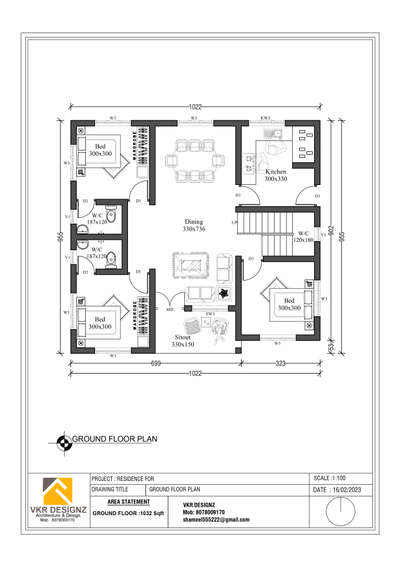 1000sqft for more details contact
.
.
 #FloorPlans  #budgethomes  #3bedrooms  #LargeKitchen   #modernhouses  #3dfloorplan  #contamparary   #Malappuram  #KeralaStyleHouse