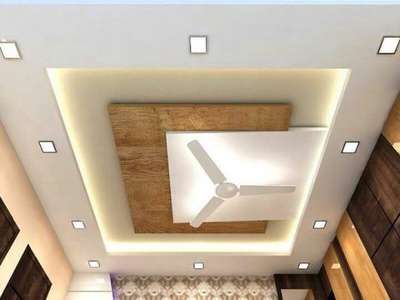 Gypsum Ceiling - 55 sqft,  And Plywood works...