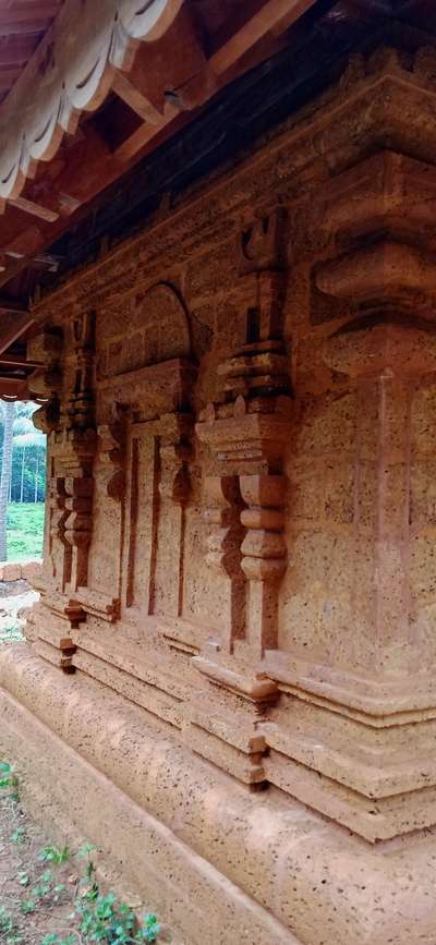 #lateritestone #temple #lateritestonecladding #templestoneworks #templedesign #Kozhikode #Kannur #all_kerala