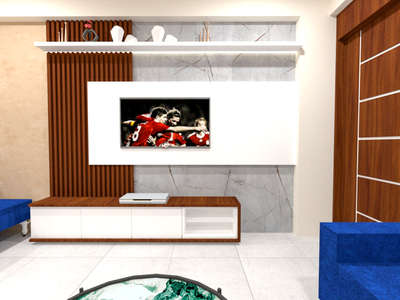 Proposed TV unit for an apartment in #Indore
#LivingRoomTVCabinet  #InteriorDesigner #lcdunitdesign #Modularfurniture #LivingroomDesigns #HouseDesigns