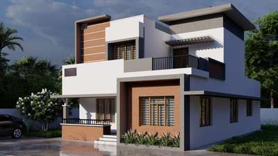 contemporary house  #3delevations  #ContemporaryHouse  #home3ddesigns  #best3ddesinger  #nightview  #lowbudget  #2d&3dplans