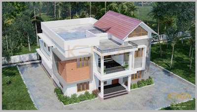 Exterior view #ElevationHome #ElevationDesign #InteriorDesigner #Thrissur #Palakkad