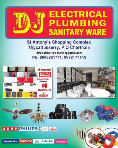 Supplier of Electrical,Plumbing and Sanitary wares at lowest price