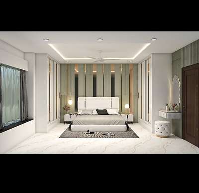 Bedroom Interior design 3D Render..
#InteriorDesigner #3Dmax #autocadplan #sketchupmodeling #autocad #interiorpainting #HouseDesigns #Designs