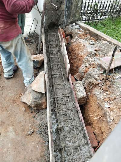 compound Wall  foundation work