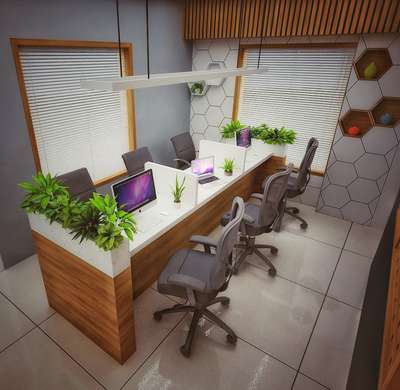 Small Office room 3D Concept 📌 📲 9961701621   #OfficeRoom   #InteriorDesigner  #3Dvisualization