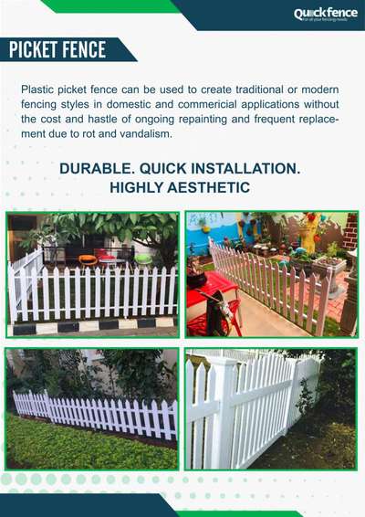 Call us today for free site visit and quote
#fence #quickfence #PVC #picket #white #garden #LandscapeIdeas
