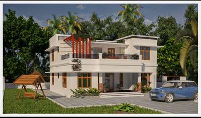 3d design, i design hom as you likes....... give me your building.... i will give you beautifull homes as you wish... â�¤ #3DPainting #KeralaStyleHouse #modeling #HouseConstruction #3DPlans