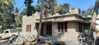 work in progress 1700 sqft home. 
#HouseConstruction 
#Residencedesign