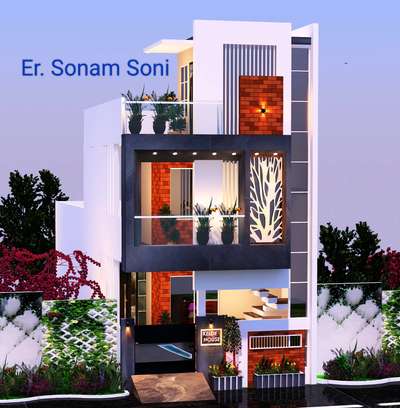 Residential building #Latest Elevation Design#Indore Road khandwa#By RAC INDORE@Er. Sonam soni