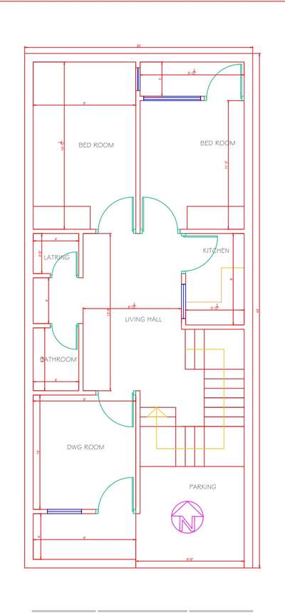 #HouseDesigns 
 #houseplanning  
 # Homeplan_20x45 
 #size20x45