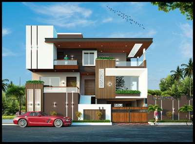 #bungalowdesign  #bunglow  #ElevationDesign  #3D_ELEVATION  #SmallHouse  #50LakhHouse