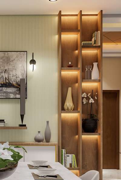 3bhk duplex interior # dinning room design
 #RectangularDiningTable #tallunit #lighting
