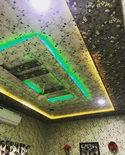 pvc false ceiling by HSK Home Decor #hardeepsainikaithal #hskhomedecor  #PVCFalseCeiling  #pvcwallpanel  #ceilingdesigns  #ceilingdesign  #pvcceilingdesign  #popceiling  #popwork  #trendingdesign  #InteriorDesigner  #Architectural&Interior  #HomeDecor