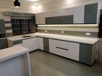 *kitchen cabinets *
1 marain plywood with acrylic sheet 
2 acp sheet with aluminum frame