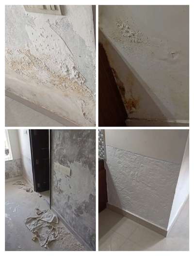 Dampness treatment on interior wall portion & Bathroom waterproofing without removing existing tiles. site@ Artech sreya trivandrum #bathroomwaterproofing  #WaterProofings  #dampness  #dampproof  #spitzerconcept  #zydex  #zycosil+  #zycosilmax  #wallwaterproofing