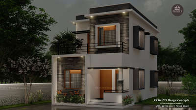 #3delevationhome  #economic_3d_designs  #ContemporaryHouse  #boxtypeelevation  #Minimalistic  #architecturedesigns  #3BHKHouse