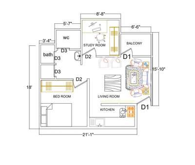 House plan 

 #housedesign 
 #civilconstruction 
#2DPlans 
#2dDesign 
 #2delevation 
#2Dlayouts